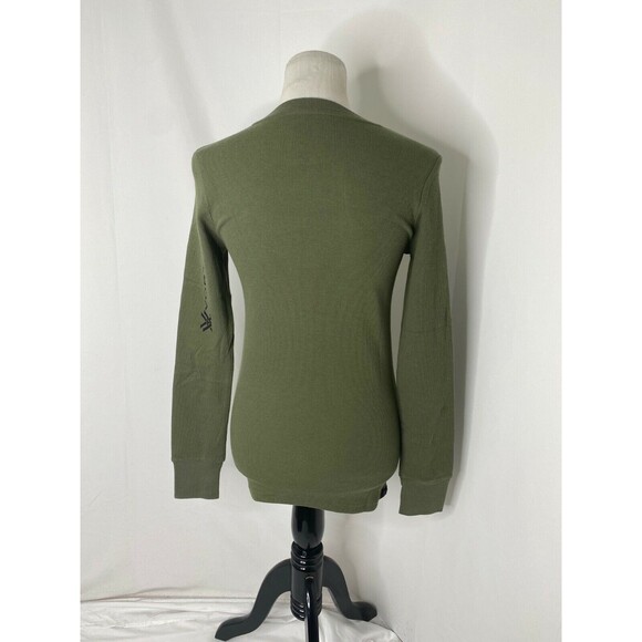 Vortex Women’s Thermal Shirt Olive Green Long Sleeve Crewneck Size Medium - Picture 3 of 10